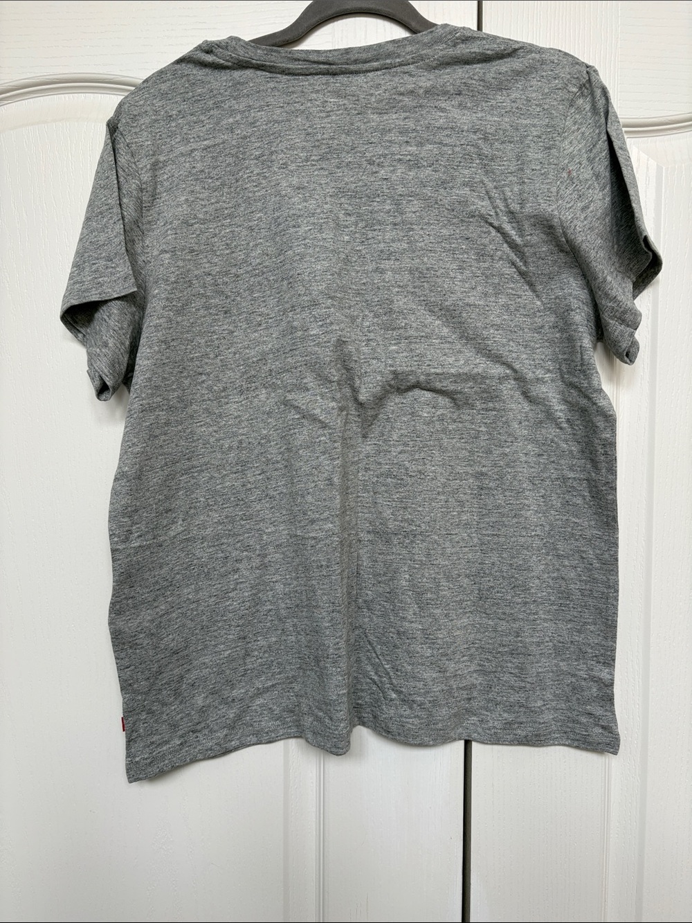 Levi's Gray Tee with Navy & Red Logo Blocks - Picture 7 of 7